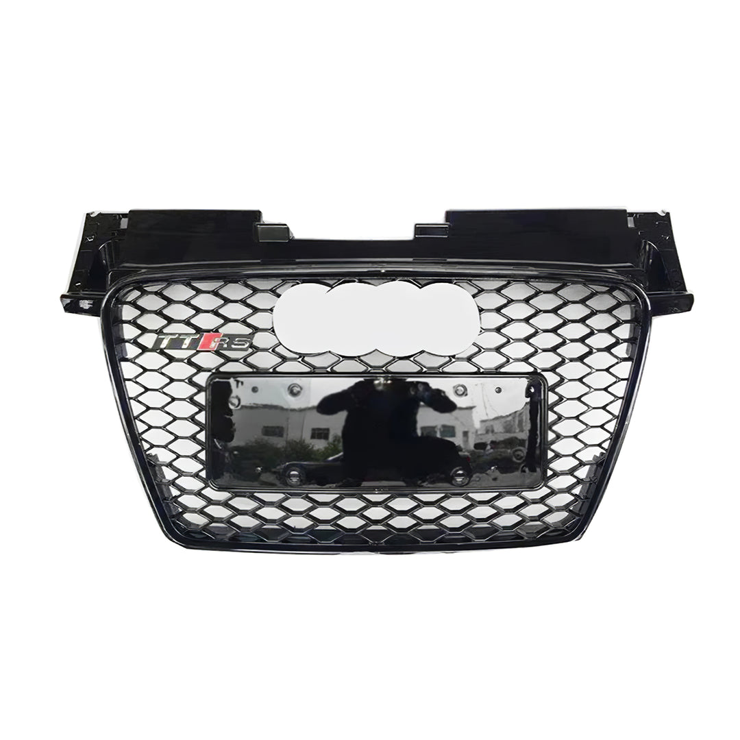 2008-2014 Audi TTRS Honeycomb Grille For Audi TT TTS MK2 8J With Black Emblem