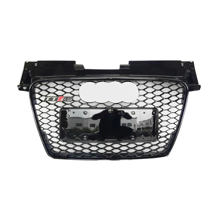 2008-2014 Audi TTRS Honeycomb Grille For Audi TT TTS MK2 8J With Black Emblem
