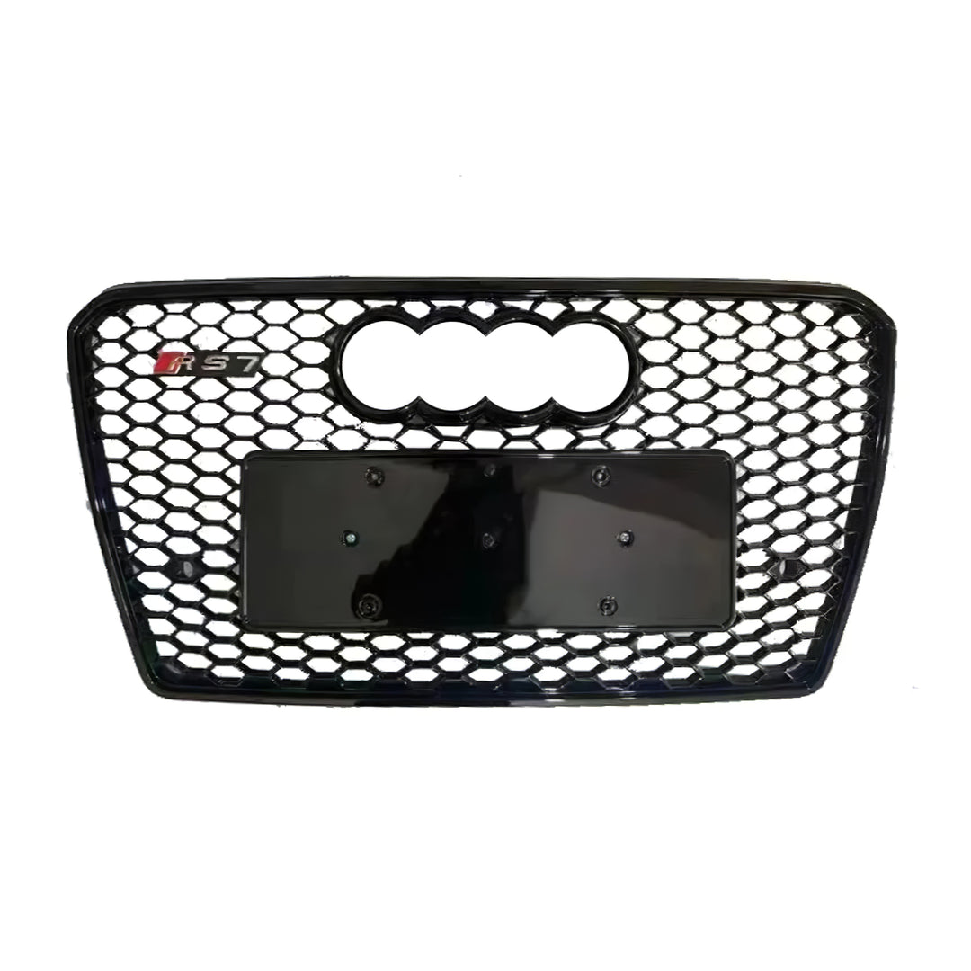 2009-2015 Audi RS7 Honeycomb Grille For Audi A7 S7 C7 With Black Emblem