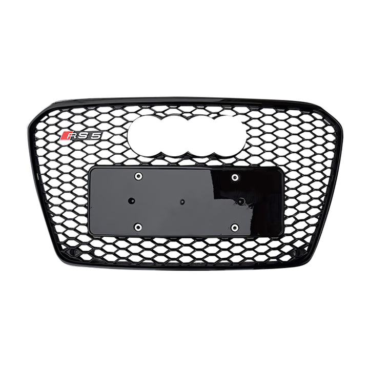 2012-2016 Audi RS5 Honeycomb Grille For Audi A5 S5  B8.5 With Black Emblem