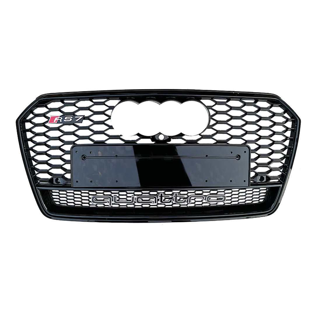 2016-2018 Audi RS7 Honeycomb Grille With Lower Mesh Quattro For Audi A7 S7 C7.5