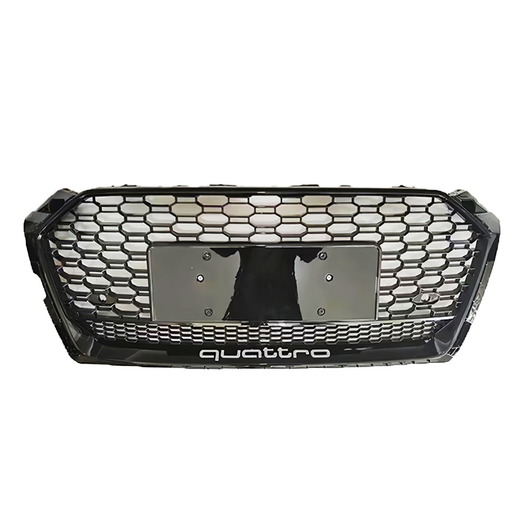2017-2019 Audi RS5 Honeycomb Grille with Lower Mesh Quattro For Audi A5 S5 B9 No Emblem