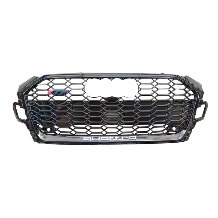 2020-2024 Audi RS5 Honeycomb Grille For Audi A5 S5 B9.5 With Black Emblem