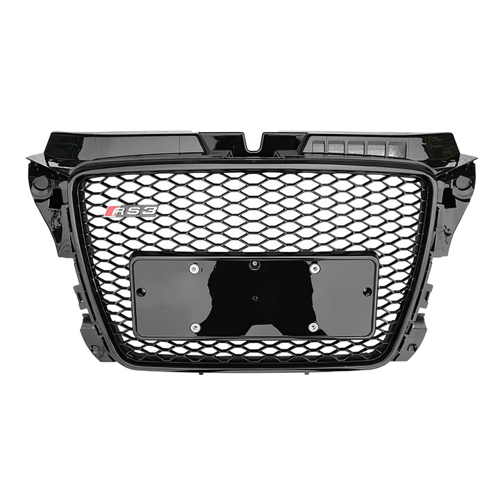 2008-2012 Audi RS3 Style Honeycomb Front Grille For Audi A3 S3 8P.5 8PA No Emblem