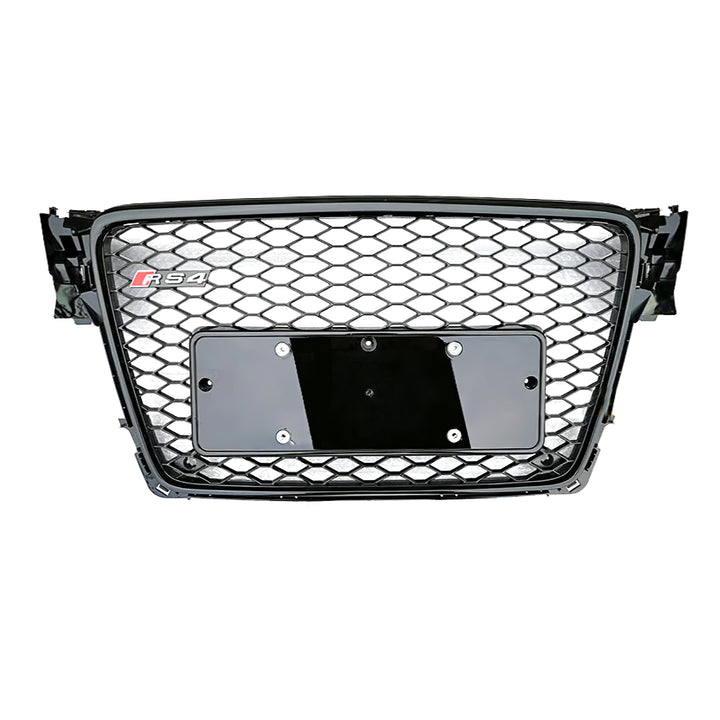 2008-2012 Audi RS4 Honeycomb Front Grille For Audi A4 S4 B8 No Emblem