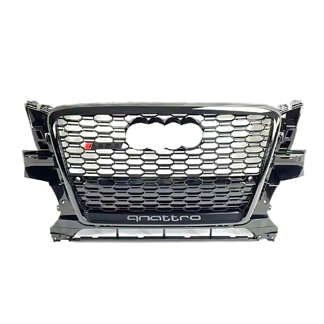 2009-2012 Audi RSQ5 Honeycomb Grille R style For Audi Q5 SQ5 8R/B8 With Black Emblem