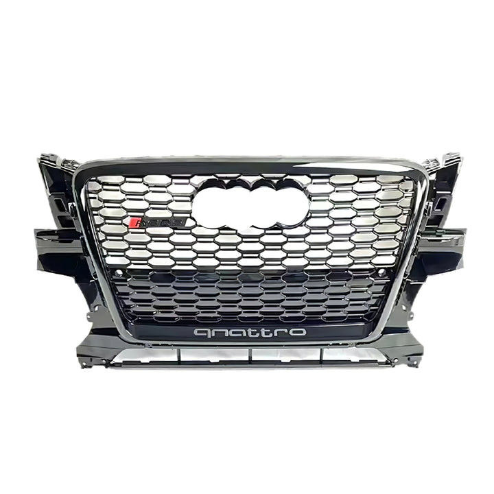 2009-2012 Audi RSQ5 Honeycomb Grille R style For Audi Q5 SQ5 8R/B8 With Black Emblem