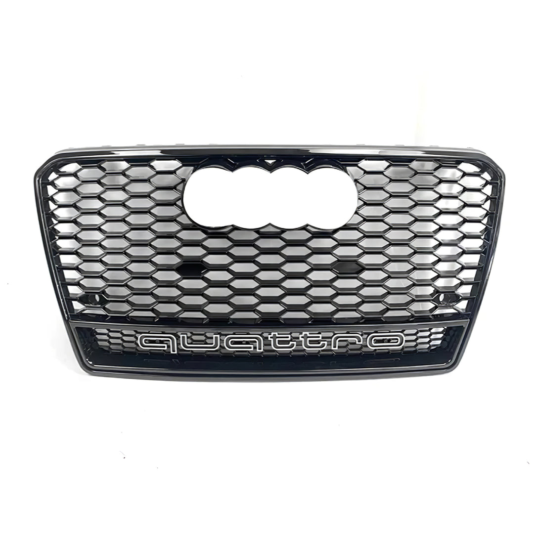 2009-2015 Audi RS7 Honeycomb Grille with Lower Mesh Quattro For Audi A7 S7 C7