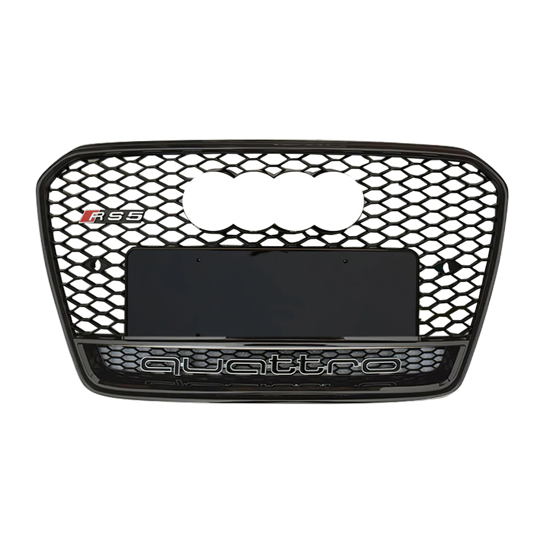 2012-2016 Audi RS5 Honeycomb Grille with Lower Mesh Quattro For Audi A5 S5 B8.5