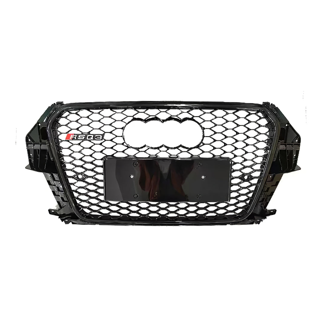2013-2015 Audi RSQ3 Honeycomb Grille For Audi Q3 SQ3 8U With Black Emblem