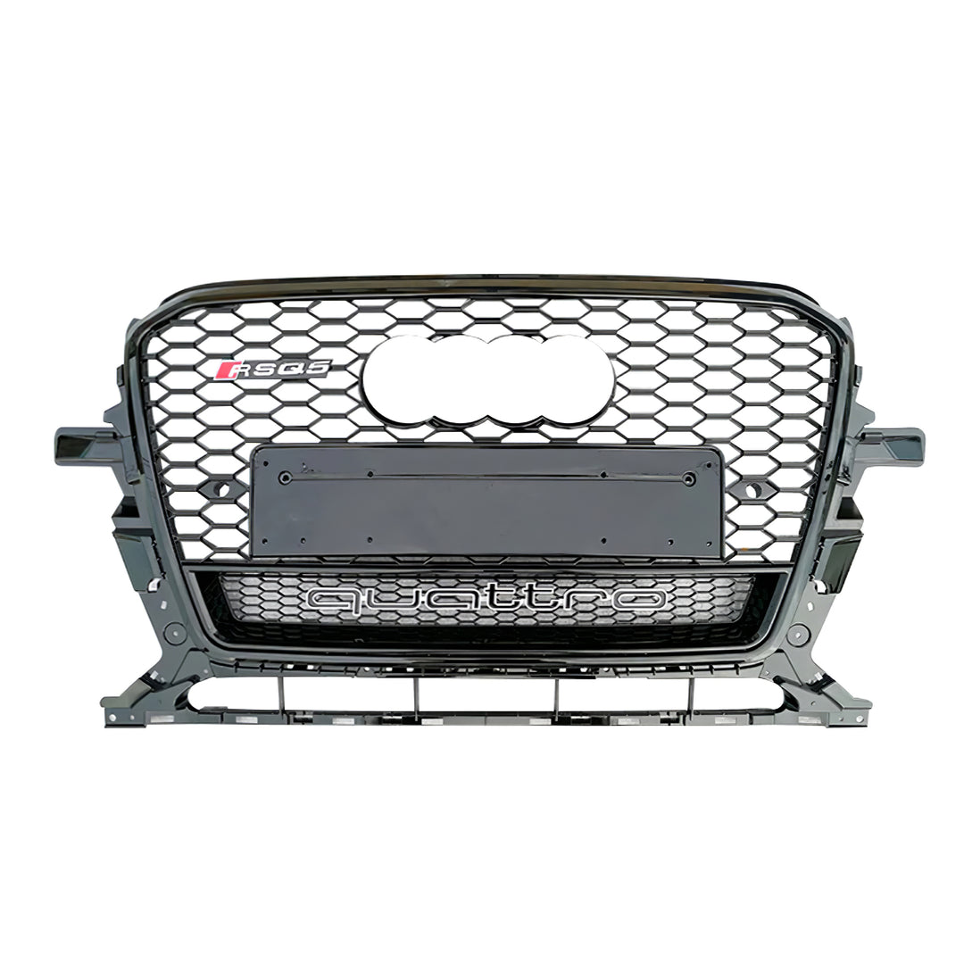 2013-2018 Audi RSQ5 Honeycomb Grille with Lower Mesh Quattto For Audi Q5 SQ5 8R.5/B8.5