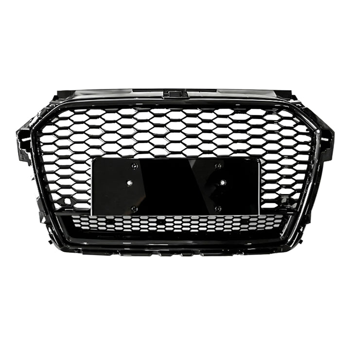 2016-2018 Audi RS1 Style Honeycomb Front Grille With Under Mesh For Audi A1 S1 No Emblem