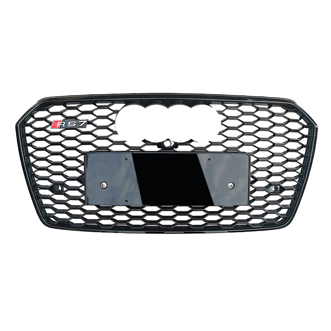 2016-2018 Audi RS7 Honeycomb Grille For Audi A7 S7 C7.5 With Black Emblem