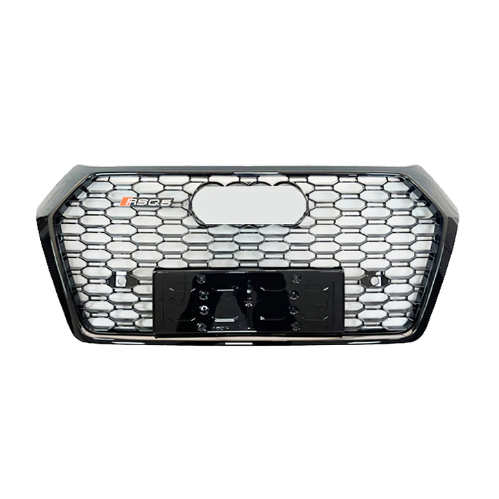 2019-2021 Audi RSQ5 Honeycomb Grille For Audi Q5 SQ5 B9 With Black Emblem