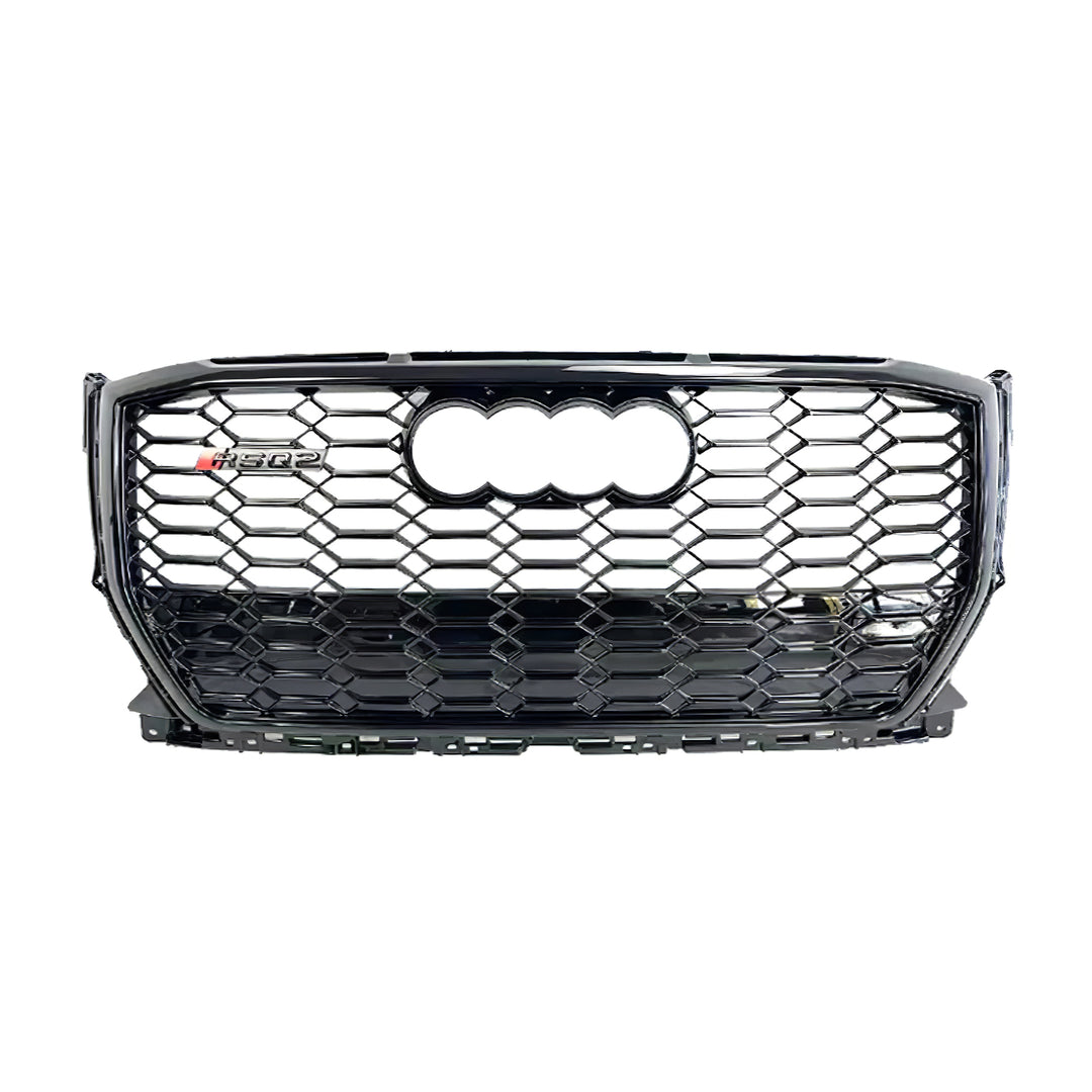 2021-2024 Audi RSQ2 Honeycomb Grille For Audi Q2 SQ2 With Black Emblem