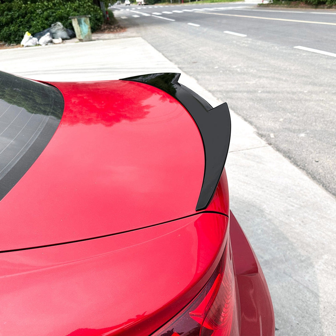 1x Rear Trunk Spoiler Lip Wing For BMW 2 Series F22 F87 2015-2019 18 Gloss Black